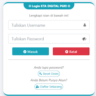 Register PGRI Kab. Tasikmalaya - Persatuan Guru Republik Indonesia Cabang Kab. Tasikmalaya